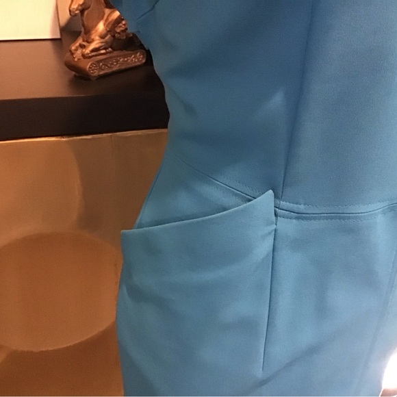 Royal Blue Open Back Dress - Picture 7 of 10